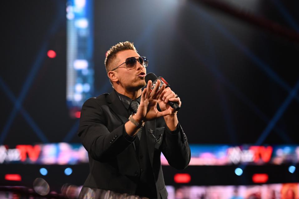 Mike 'The Miz' Mizanin addressed the virtual crowd during an episode of WWE's 