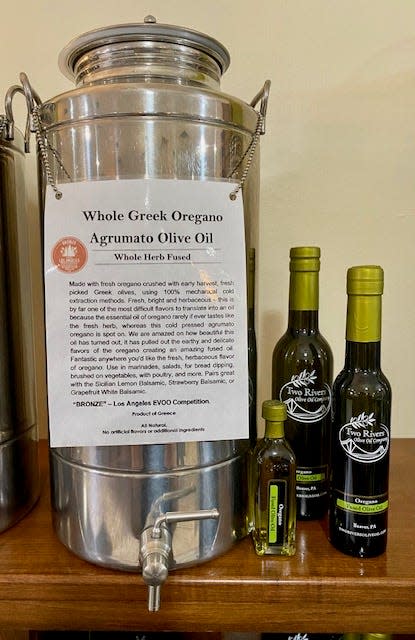 Two Rivers Olive Oil Co. in Beaver makes a perfect gift stop or online shopping.
