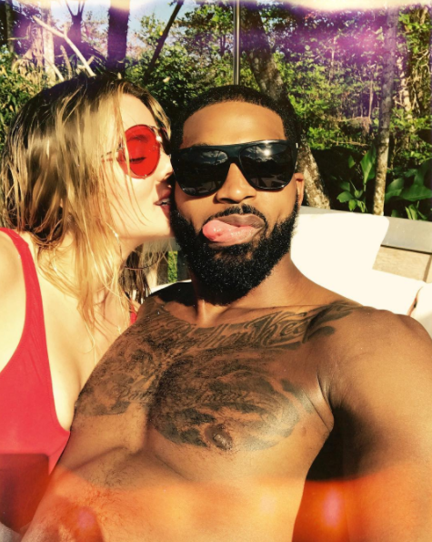 Khloe and Tristan are reportedly expecting a baby together! Source: Instagram