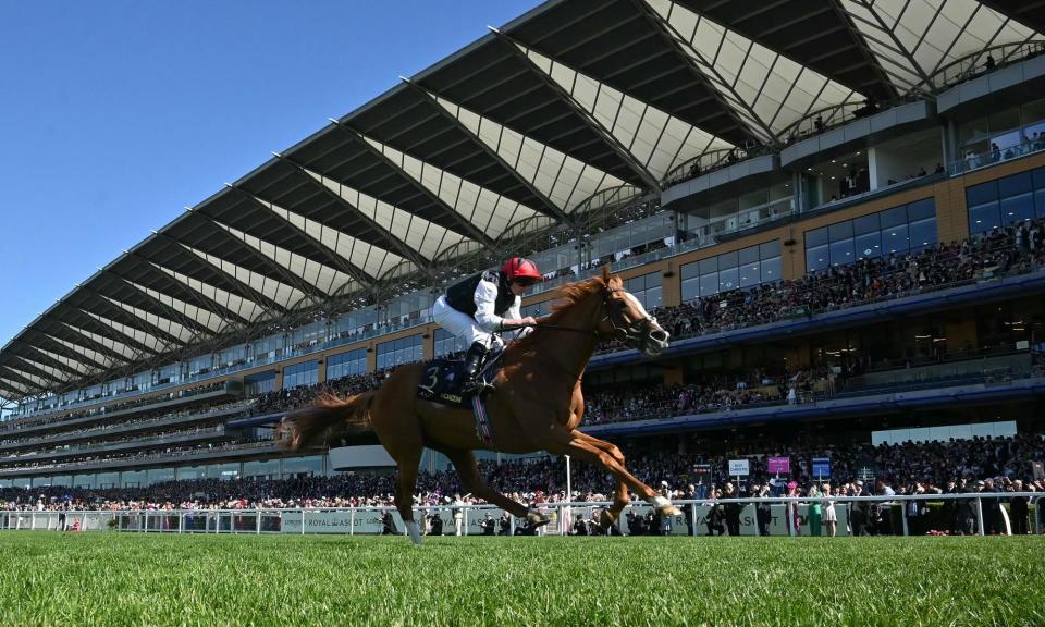 <span>Ryan Moore guides Kyprios to Gold Cup victory.</span><span>Photograph: Justin Tallis/AFP/Getty Images</span>