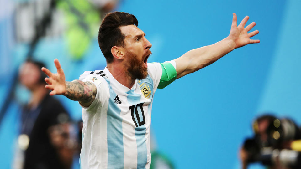 <p>Lionel Messi silenced his critics as Argentina made it through </p>