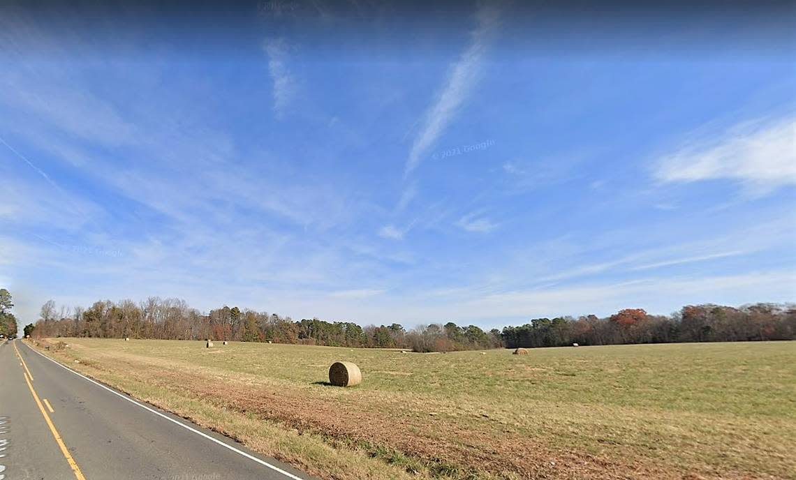 An undeveloped field and woods across from Lawrence Road Baptist Church on Lawrence Road near Hillsborough could be home to two new charter schools and multiple athletic fields and facilities if the Orange County commissioners approve a rezoning plan.