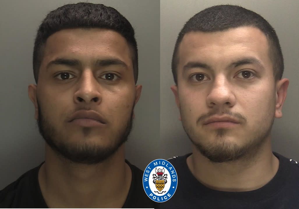 Drug dealers Roheed Ahmed (left) and Kameron Hussain jailed (West Midlands Police)