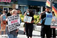 Protest against the death of George Floyd, in Hemel Hempstead