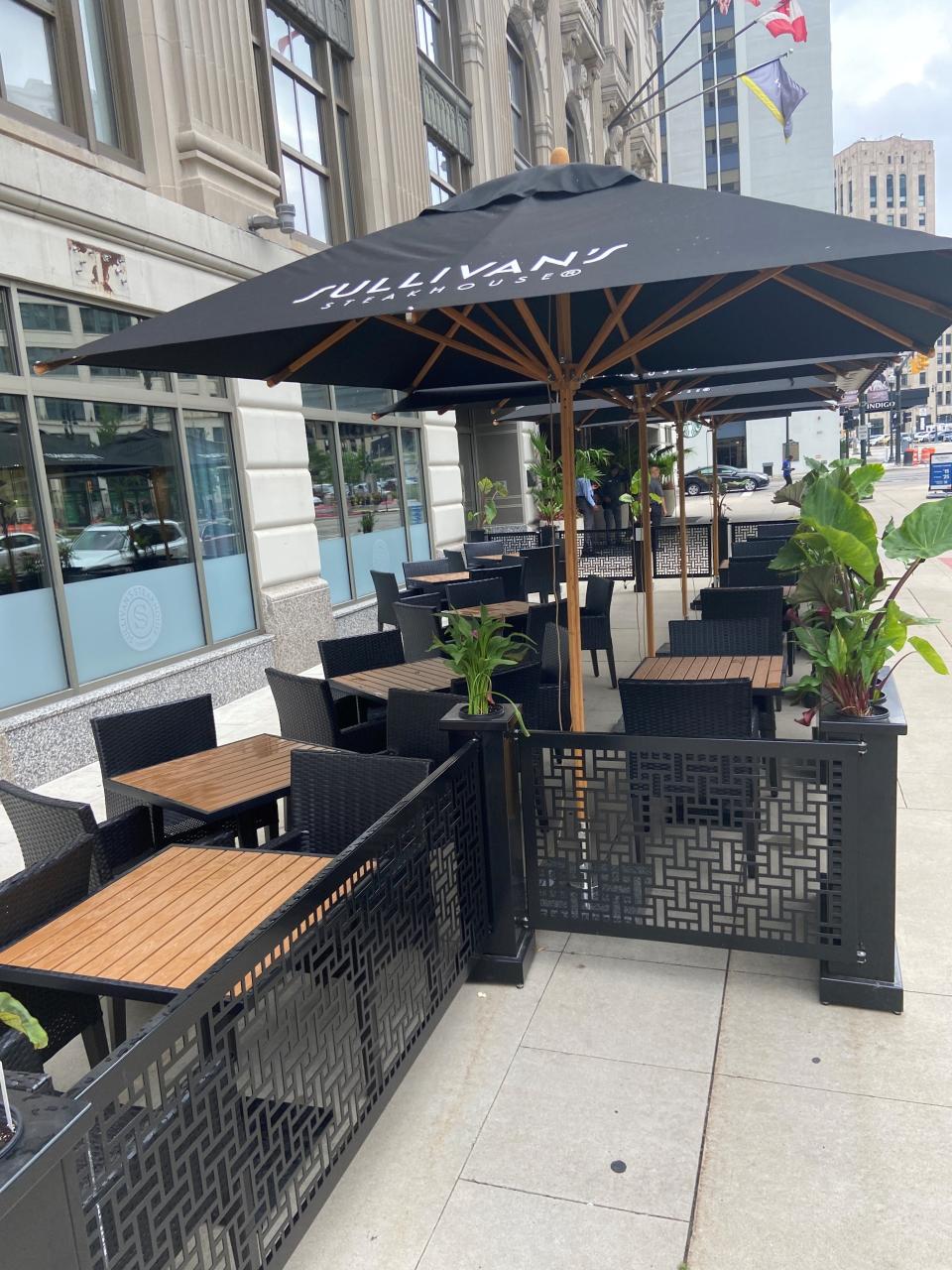 Sullivan's steakhouse will have patio seating.