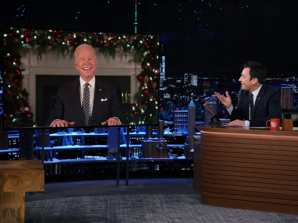 Biden tells Jimmy Fallon right wing extremism in the GOP and Trump's big election lie are a wedge in the way of bipartisanship