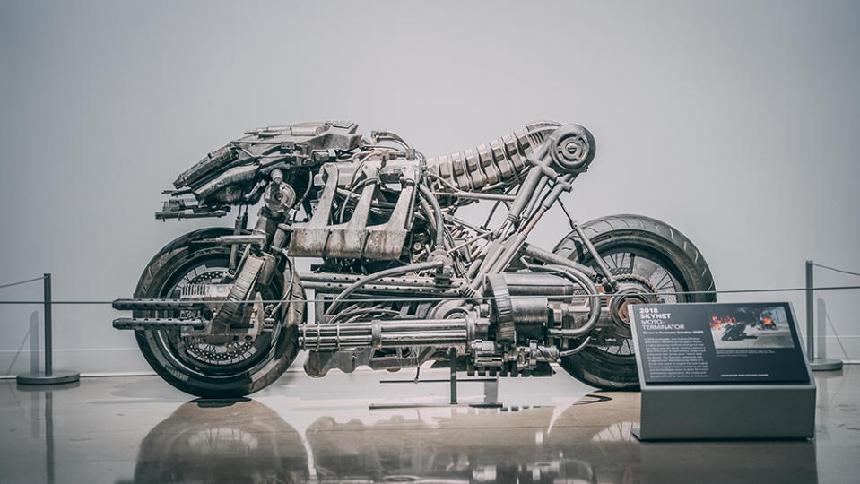 The Moto-Terminator from “Terminator Salvation.” - Credit: Petersen Automotive Museum