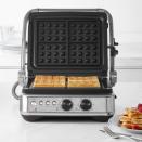 <p><strong>Breville</strong></p><p><strong>$179.95</strong></p><p><a href="https://go.redirectingat.com?id=74968X1596630&url=https%3A%2F%2Fwww.williams-sonoma.com%2Fproducts%2Fbreville-sear-and-press-grill&sref=https%3A%2F%2Fwww.countryliving.com%2Ffood-drinks%2Fg37963386%2Fbest-waffle-makers%2F" rel="nofollow noopener" target="_blank" data-ylk="slk:Shop Now;elm:context_link;itc:0;sec:content-canvas" class="link ">Shop Now</a></p><p>Looking for one kitchen gadget that can do just about everything, including make waffles? This grill-waffle maker-griddle combo replaces multiple kitchen tools with one single appliance, making breakfast a breeze. Whip up waffles, pancakes, eggs, bacon, English muffins, sausage, and more using Breville's maker. Clean-up might be even easier than making breakfast thanks to the dishwasher-safe plates. </p>