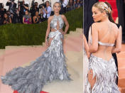 <p>… in Vera Wang auf der Met Gala. Schöner als eine Schwanenprinzessin! (Bilder: Getty Images) </p>