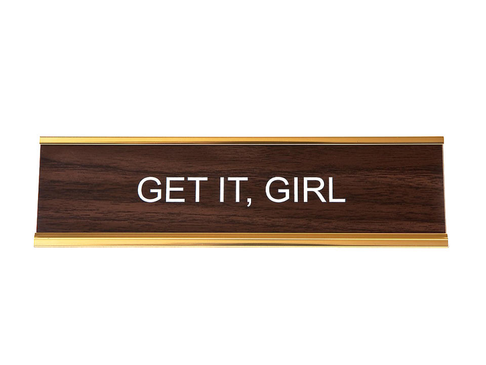 MOTIVATIONAL NAMEPLATE