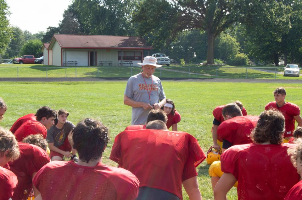 Reading head coach Rick Bailey and the Rangers return to the field in 2023 with a mixed schedule of Big 8 and Tri-County Conference opponents.