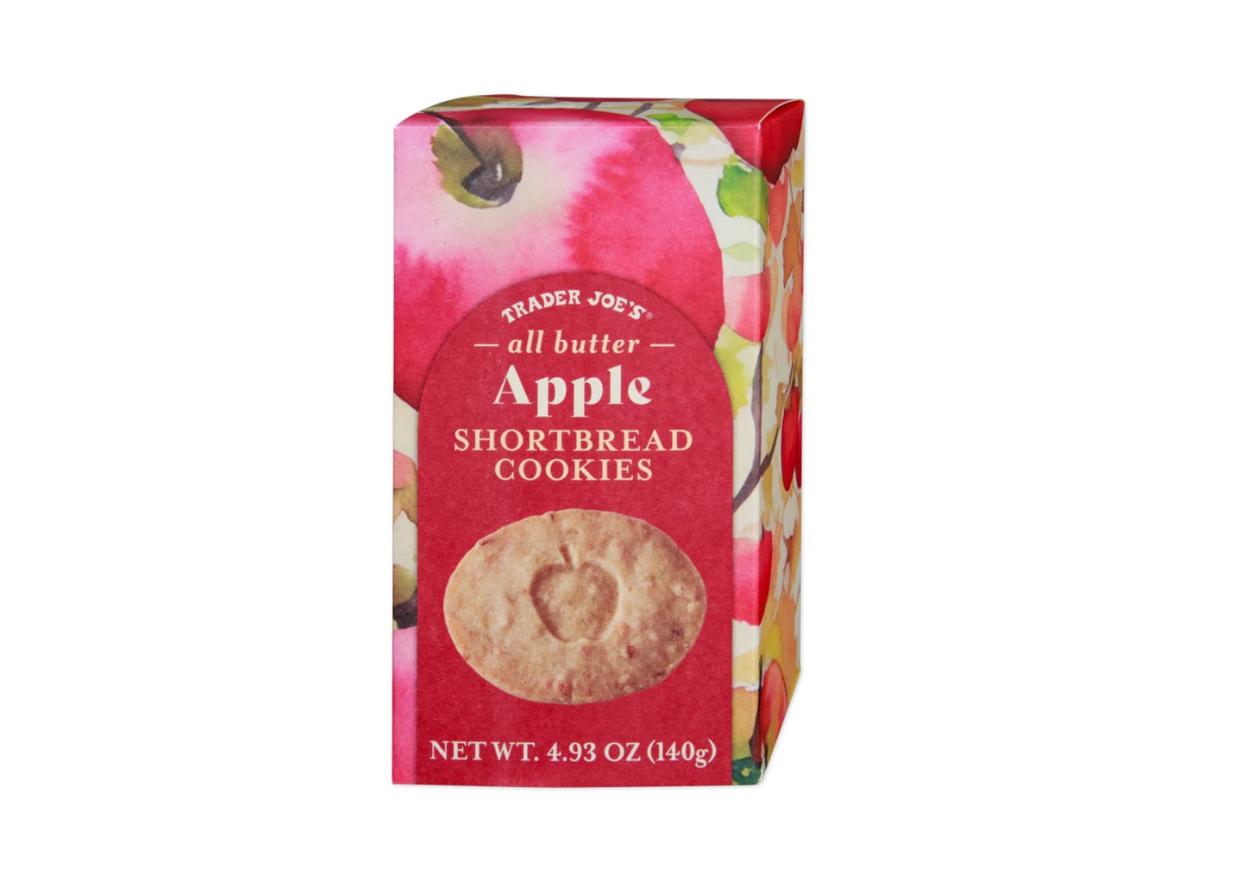 trader joes new fall products 2024 apple shortbread cookies