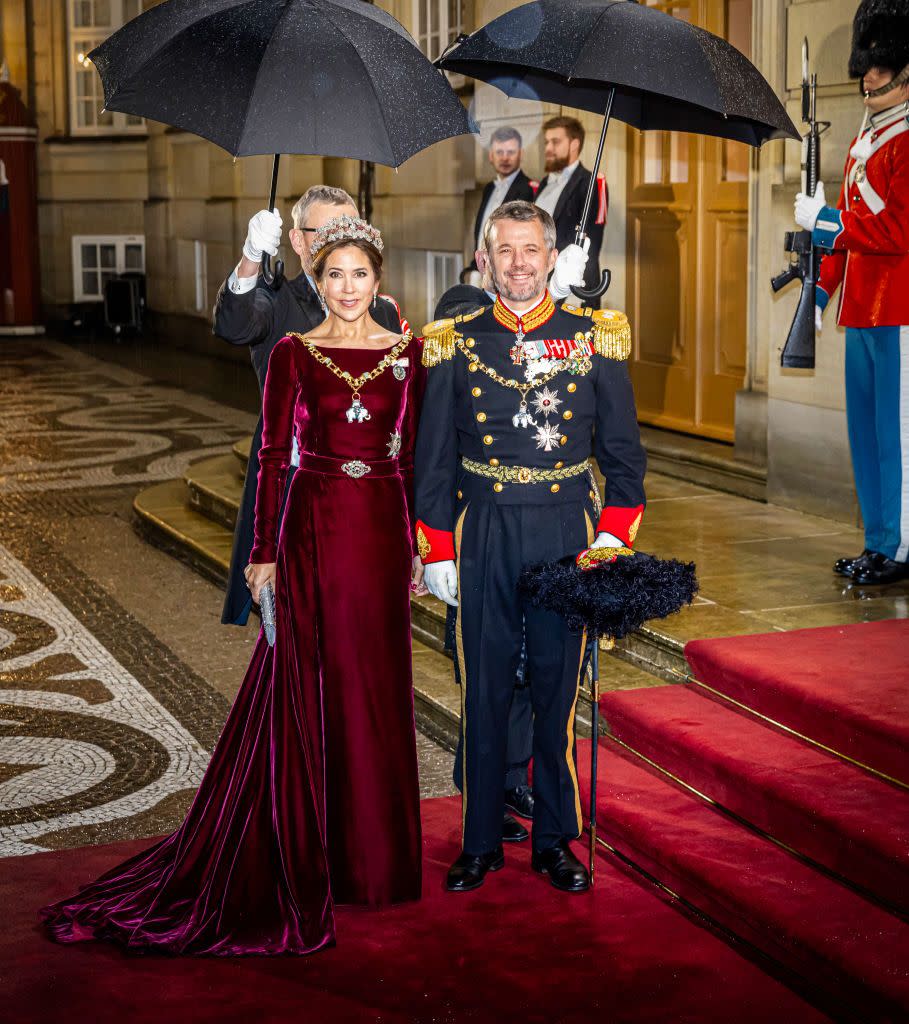 danish royal family attend new year reception at amalienborg palace