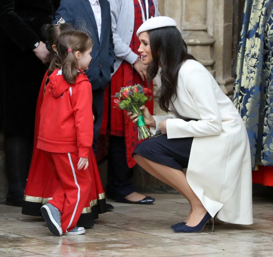 Der königliche Fotograf hatte bei vielen ersten offiziellen Reisen von Meghan Markle einen Sitz in der ersten Reihe. Foto: Getty Images / Chris Jackson