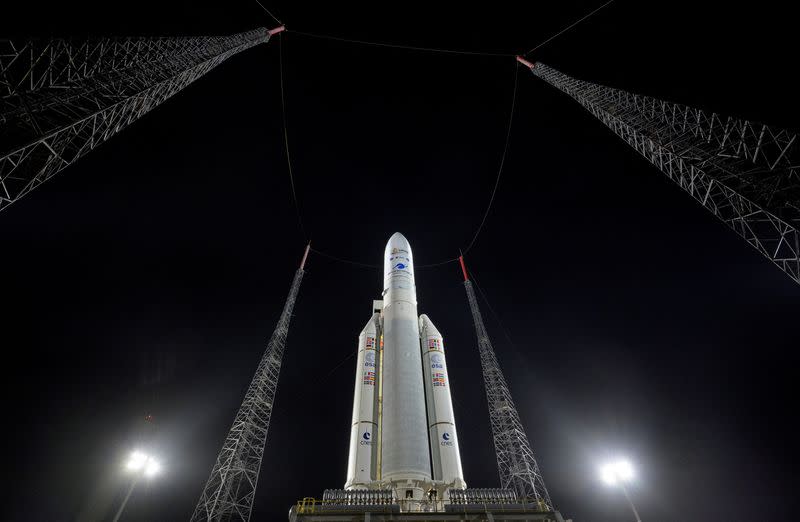 Ariane 5 with James Webb Space Telescope Prelaunch