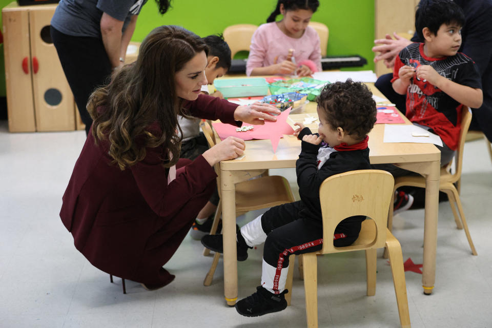 Kate Middleton à la rencontre d'enfants