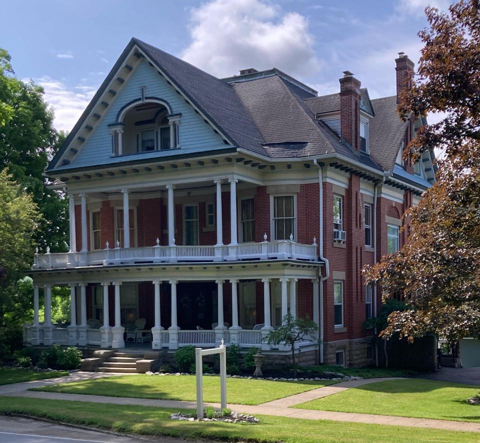 The Orlo J. Hamlin residence is one of the houses on the Mansion District walking tour in Smethport, Pa. The self-guided tour includes 26 houses, a jail, three churches and the McKean County Courthouse.