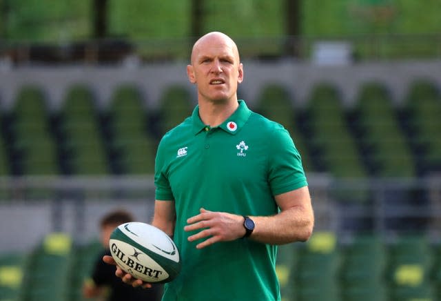 Ireland coach Paul O’Connell is one of his country's six centurions