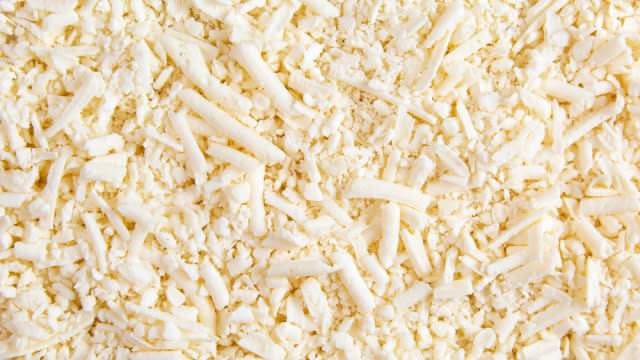 Traditional cotija grated cheese