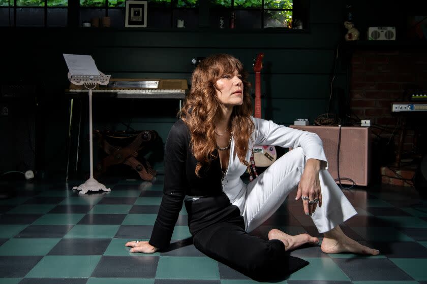 LOS ANGELES , CA - MAY 17: Portrait of Jenny Lewis at Lewis's home on Wednesday, May 17, 2023 in Los Angeles , CA. (Mariah Tauger / Los Angeles Times)