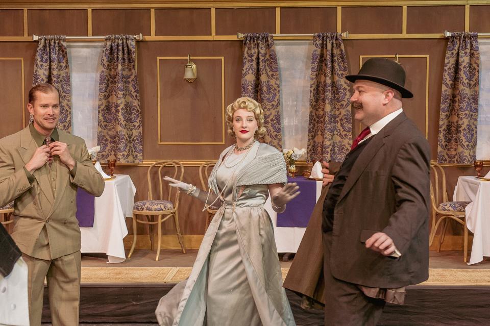 Amarillo Little Theatre presents "Murder on the Orient Express," with Brooks Boyet,  Sarah Olson and Michael Newman.