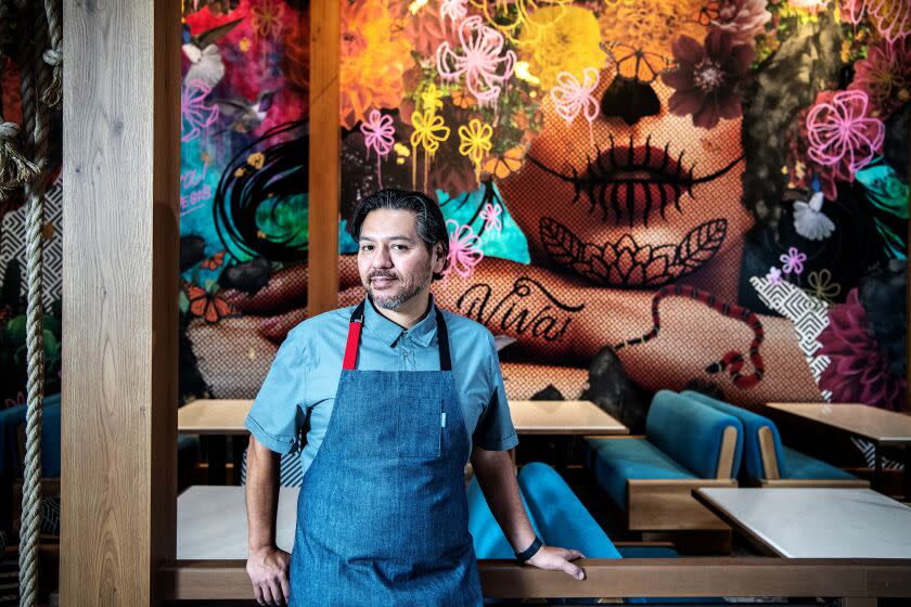 LAS VEGAS, CA - JUNE 24: Chef Ray Garcia at his new restaurant, ¡Viva!, located inside the newly opened Resorts World Las Vegas on Thursday, June 24, 2021 in Las Vegas, CA. (Mariah Tauger / Los Angeles Times)