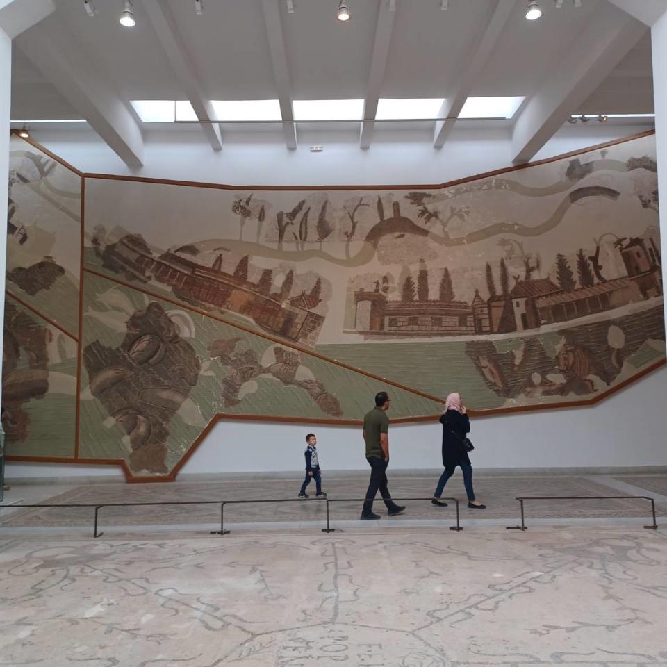 Mosaico romano en el Museo Nacional del Bardo, uno de los más importantes del mundo en las culturas mediterráneas.