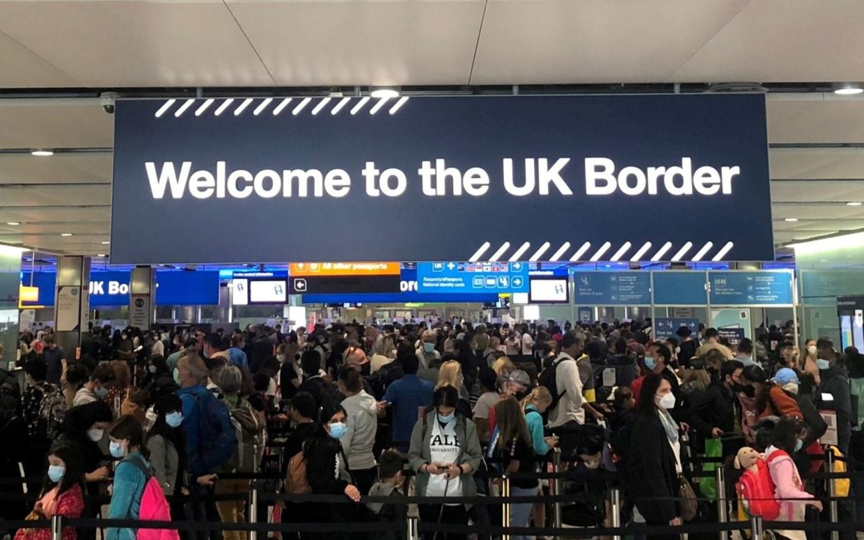 Border Force at Heathrow Airport - GUY FAULCONBRIDGE/REUTERS