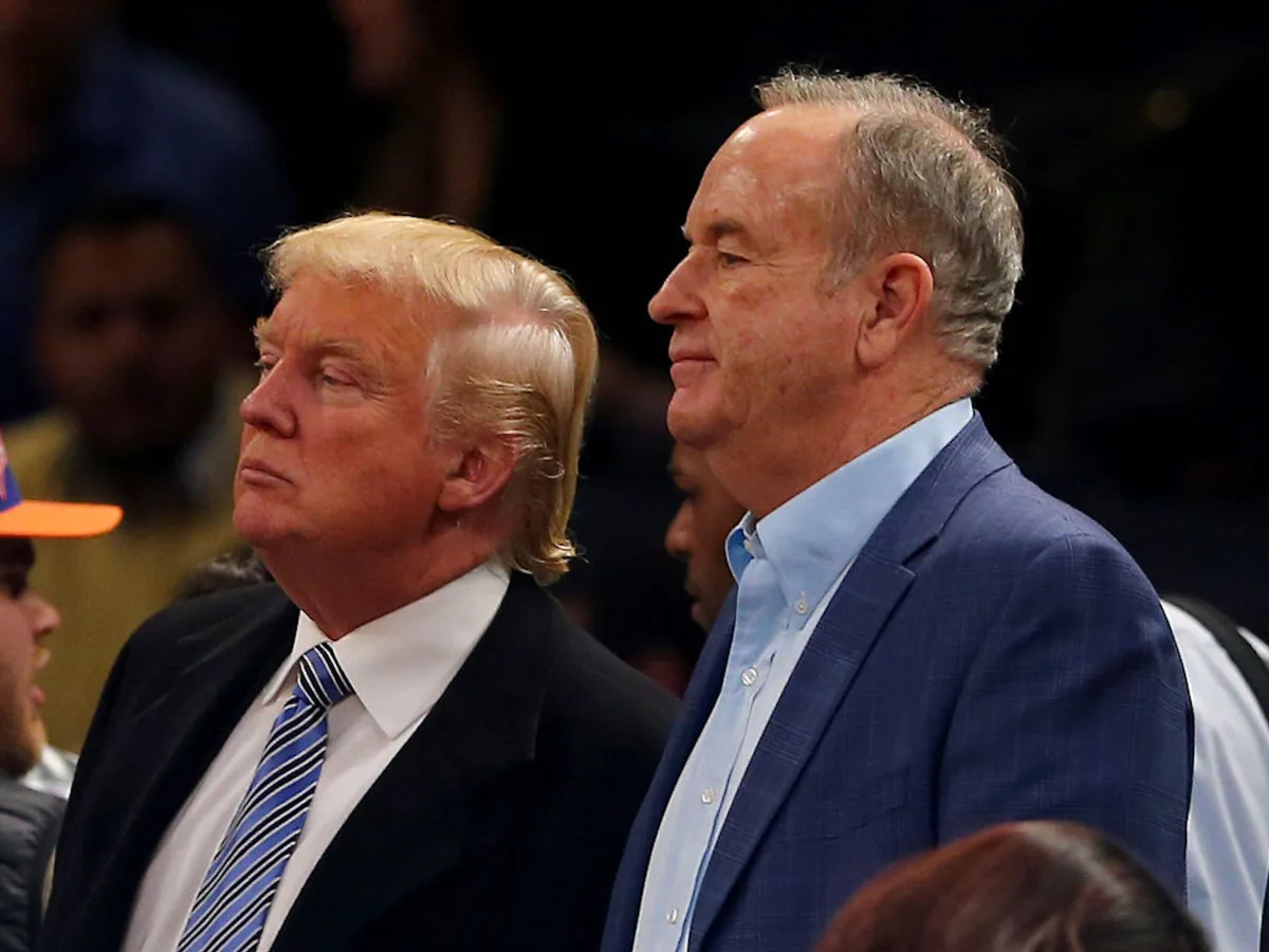 Bill O'Reilly described trying to reassure Trump after he was booed by supporters for saying he got a COVID vaccine booster