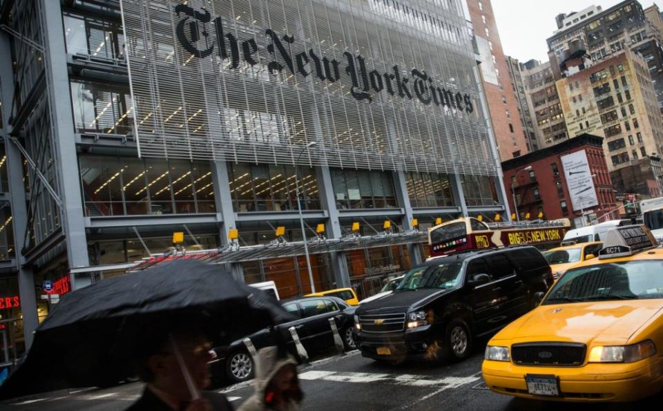 New York Times building. (Getty Images)