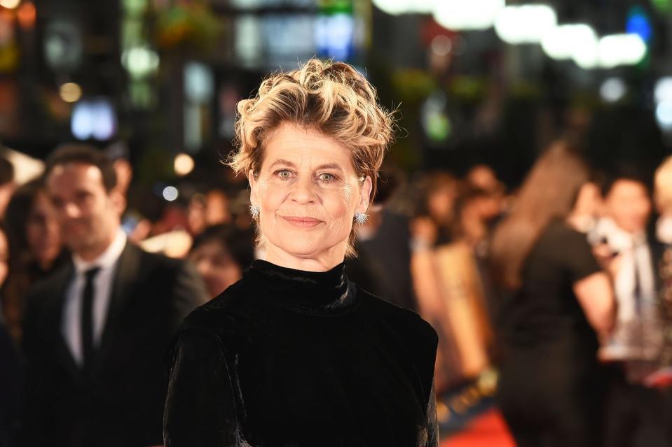 linda hamilton at the terminator dark fate premiere in tokyo