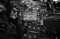 <p>Code Pink protestor at the Republican National Convention Thursday, July 21, 2016, in Cleveland, OH. (Photo: Khue Bui for Yahoo News)</p>