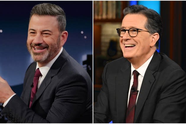 The Late Show with Stephen Colbert,' 'Jimmy Kimmel Live' Lead Fall Late  Night Talk Ratings