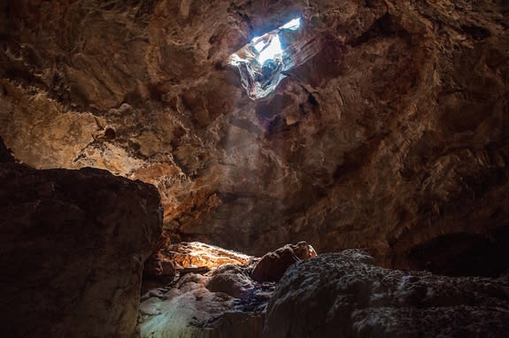 The Gollum-like arachnid was discovered in a limestone cave in southeastern Brazil.