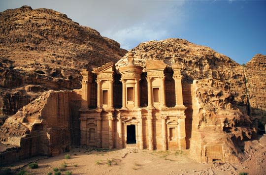 Ancient city of Petra in Jordan
