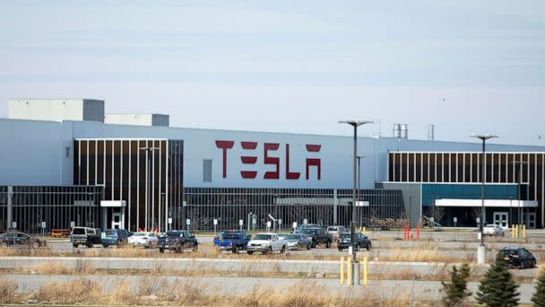 PHOTO: Tesla Inc. Gigafactory 2, which is also known as RiverBend, is pictured, March 26, 2020, in Buffalo, New York. (Lindsay Dedario/Reuters, FILE)