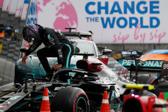 Lewis Hamilton was disappointed with his performance in Russia on Saturday