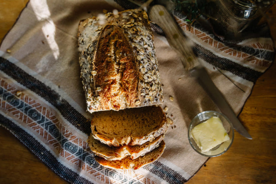 100 percent whole-wheat bread