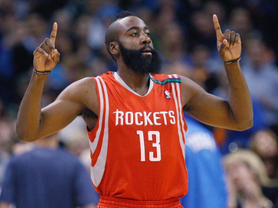 james harden rockets 2012