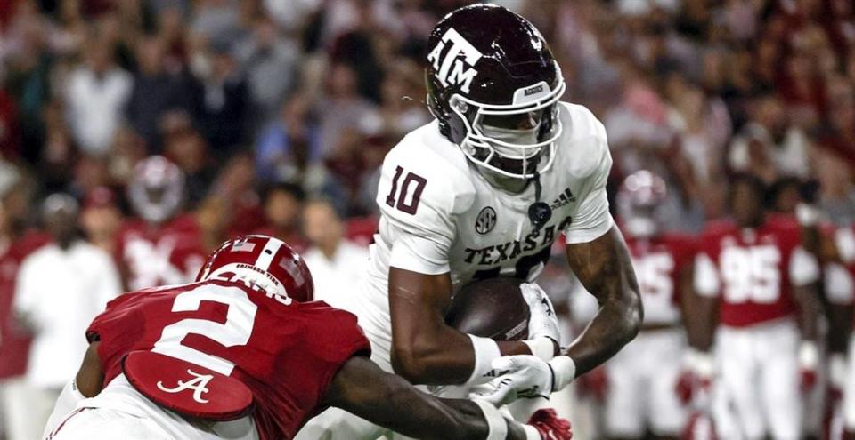 Former Kilgore College wide receiver Chris Marshall began his college career at Texas A&M and played at Ole MIss. Courtesy 247Sports