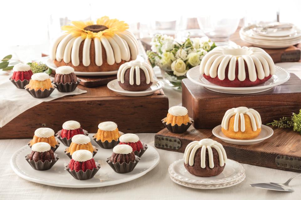 A variety of sizes and flavors from Nothing Bundt Cakes, which plans to open a second Delaware location this year.