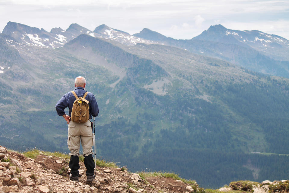 Der alte Mann und die Natur. Drei Tage lang blieb der Wanderer verschwunden. (Symbolbild: Getty)