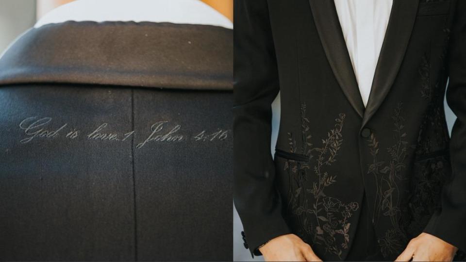 林書豪加入YOYUU服飾品牌成合夥人，婚禮西服也是選用YOYUU設計。（圖／官方提供）
