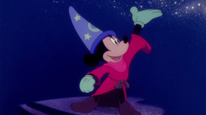 Mickey Mouse in Fantasia.