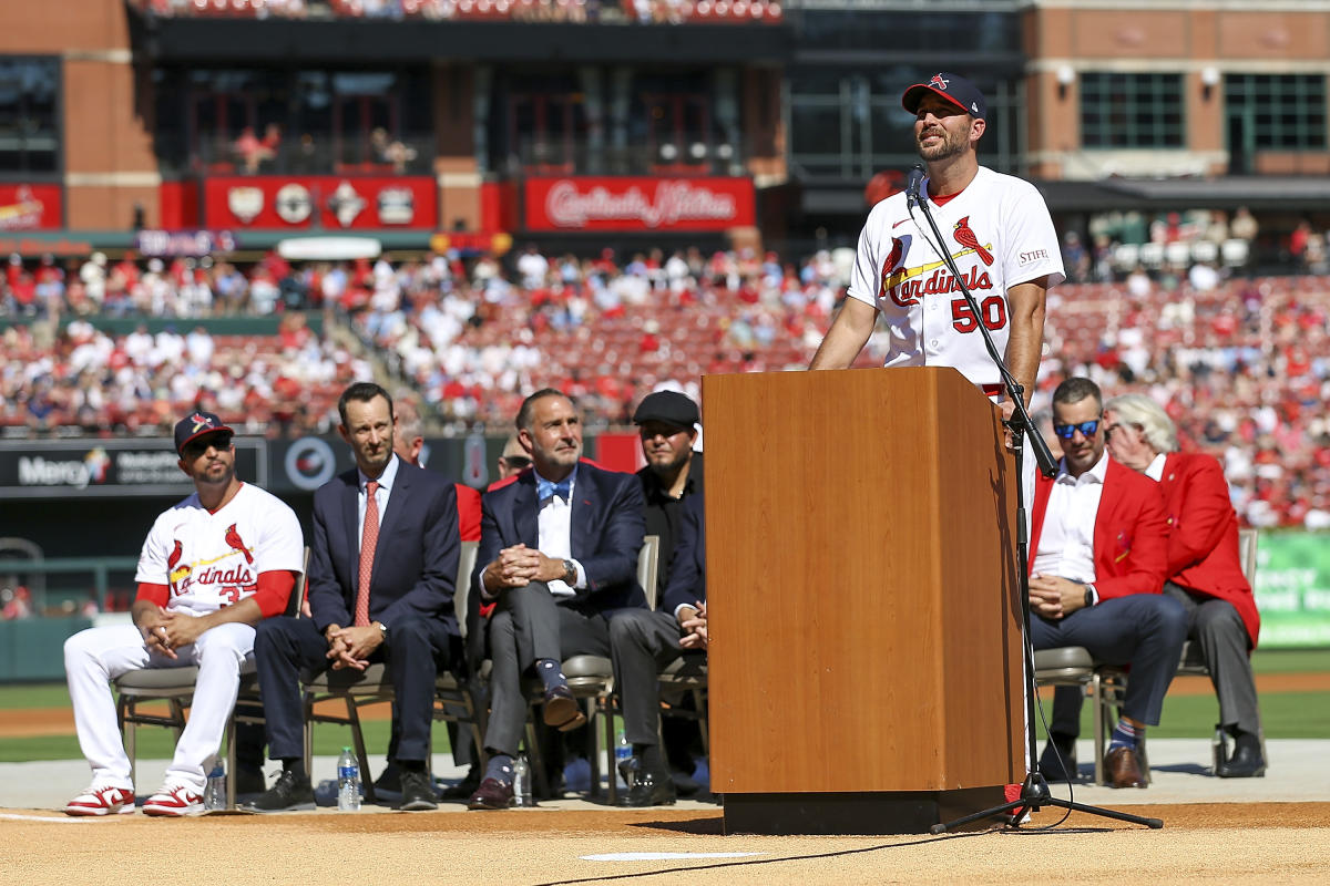 This is what the Cardinals gave Adam Wainwright for retirement