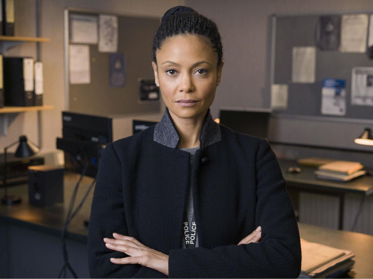 The Hollywood actress Thandie Newton as Detective Chief Inspector Roz Huntley in BBC One's 'Line of Duty': BBC