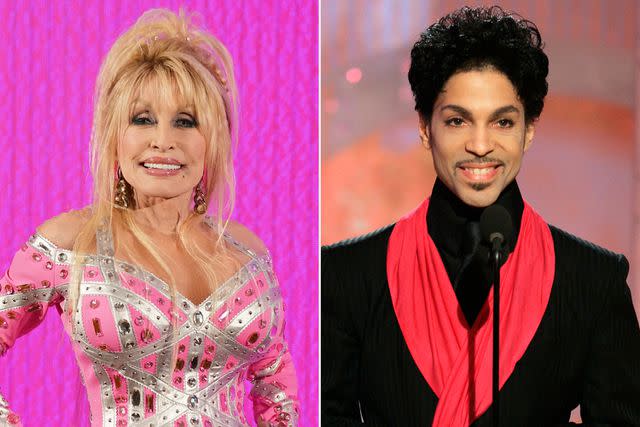 <p>Jonathan Brady/PA Images via Getty; Paul Drinkwater/NBCU Photo Bank/NBCUniversal via Getty</p> Dolly Parton and Prince