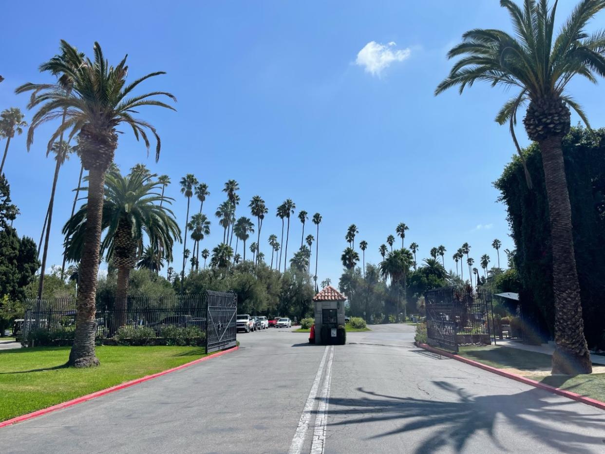 The cemetery is the final resting place of Hollywood royalty, including Judy Garland, Burt Reynolds, Mickey Rooney and Johnny and Dee Dee Ramone (Mike Bedigan/PA)