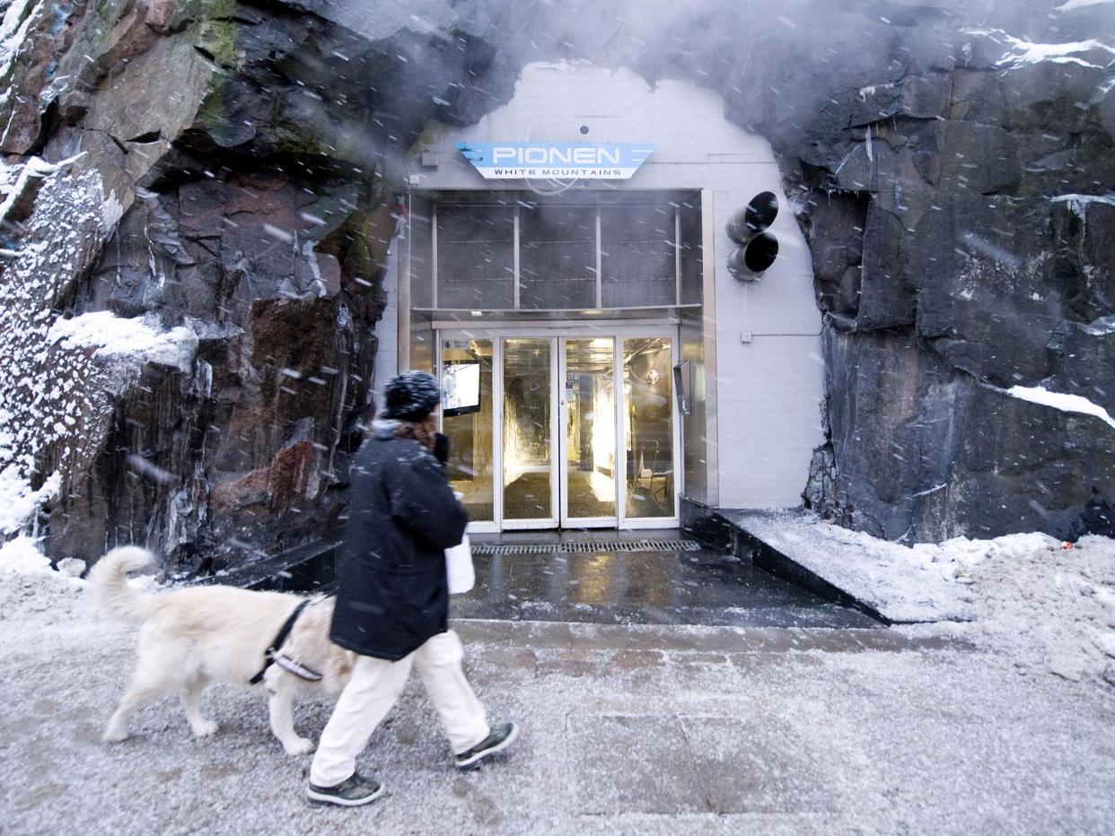 The Pionen White Mountain high-security data storage facility was once a Cold-War era bunker and nuclear shelter in Stockholm, Sweden: JONATHAN NACKSTRAND/AFP/Getty Images