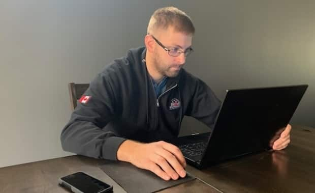 Alexander DeLorenzis finds the program Coding for Veterans a great way for him to transition into fulfilling work after serving in the military. (Submitted Alexander DeLorenzis - image credit)